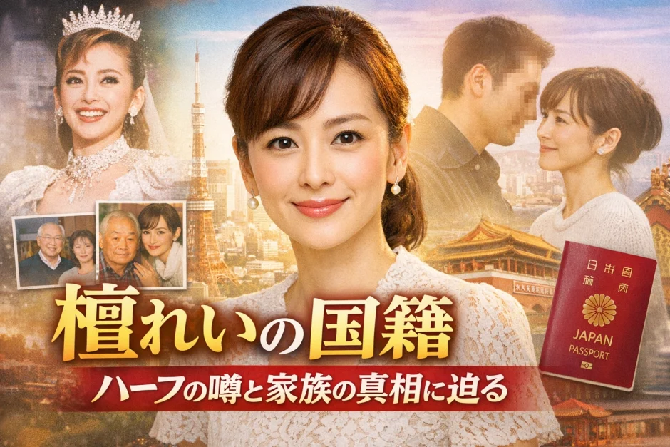 檀れいの本当の国籍は？複雑な生い立ちや実家・再婚相手の噂を解説