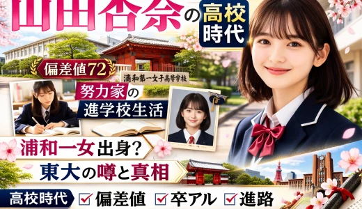 山田杏奈の高校は浦和一女？卒アルや偏差値・転校理由を解説！