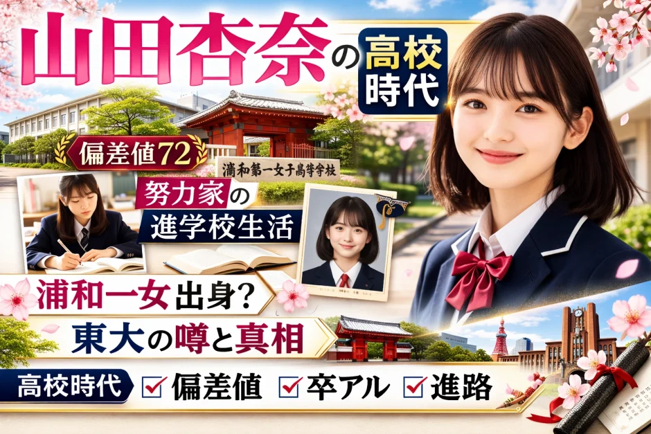 山田杏奈の高校は浦和一女？卒アルや偏差値・転校理由を解説！